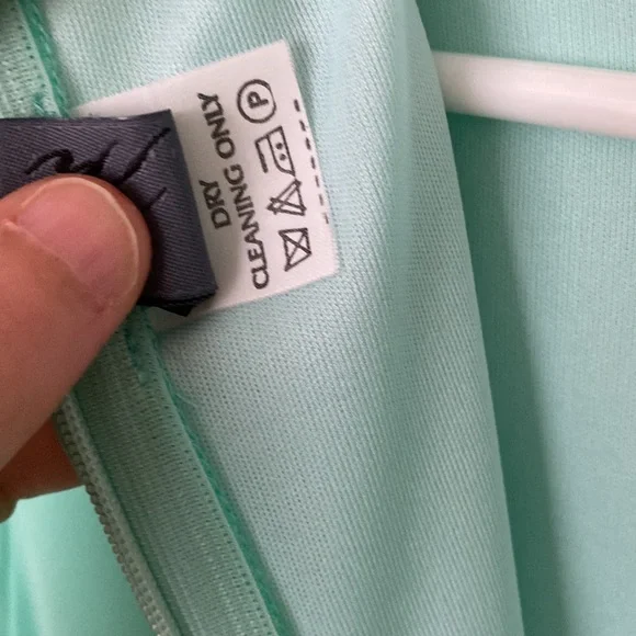 Modanisa Mint Green Long Dress - Picture 9 of 11